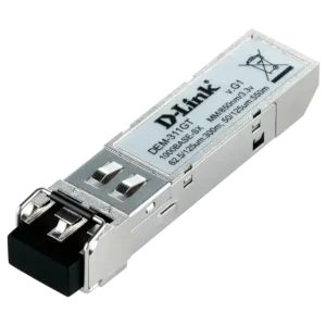 Compact and easy to install, the DEM-311GT SFP module ensures consistent gigabit connectivity for switches, routers, and media converters.