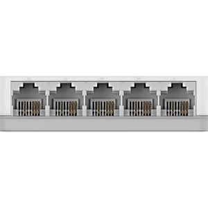 Enjoy seamless connectivity with the D-Link DES-1005C/B, a compact plug-and-play switch that lets you connect up to five devices for smooth data sharing.