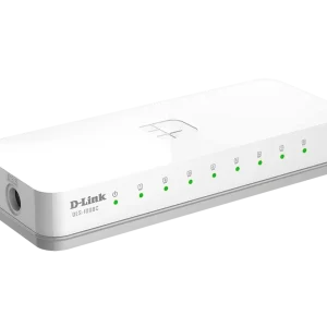 Compact, efficient, and silent, the D-Link DES-1008C/B 8-Port Unmanaged Switch delivers dependable Fast Ethernet networking for small setups.