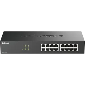 Designed for efficiency and durability, the D-Link DES-1016D/B 16-Port Unmanaged Switch ensures seamless network expansion with plug-and-play simplicity.