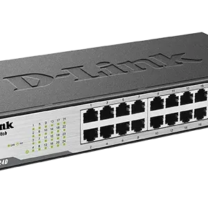 Easily connect multiple devices with the D-Link DES-1024D/B—featuring 24 Fast Ethernet ports for efficient data transfer across your entire workspace.
