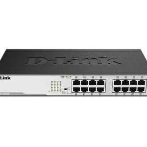 Built for performance and efficiency, the D-Link DGS-1016D/B 16-Port Unmanaged Switch ensures seamless Gigabit networking with plug-and-play simplicity.