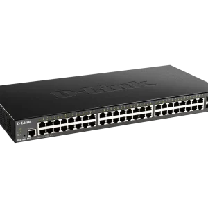Power and manage large-scale networks easily with the D-Link DGS-1250-52XMP—featuring 48 PoE+ Gigabit ports and 4 10G SFP+ uplinks for ultra-fast connectivity.