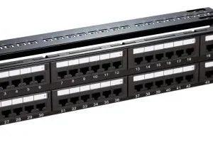 Built for performance and durability, the NPP-C61BLK481 48-Port Patch Panel ensures neat cable routing and excellent signal integrity in structured cabling systems.