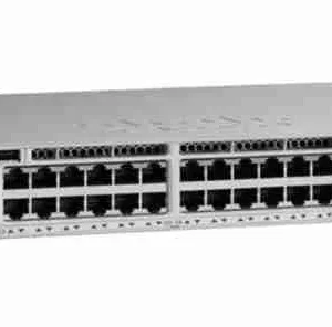 Cisco C9200L-48P-4G-E 48-Port PoE+ Gigabit Switch with 4 SFP uplinks for enterprise networks.