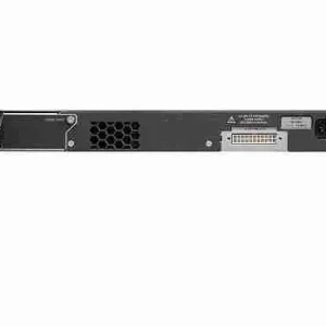 Front panel of the Cisco WS-C2960X-24PS-L showing 24 PoE+ Ethernet ports and uplink slots for flexible connectivity.