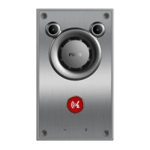 Fanvil A12 audio door phone with built-in HD voice, acoustic echo cancellation, and 2W speaker for noisy environments