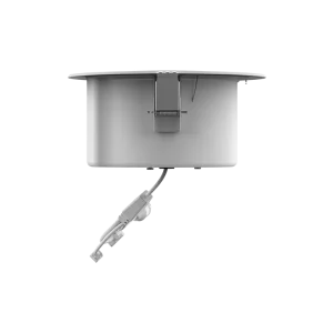 The Fanvil A201 network speaker highlighting its 100dB Max SPL for clear audio broadcasting in high-ceiling or noisy areas