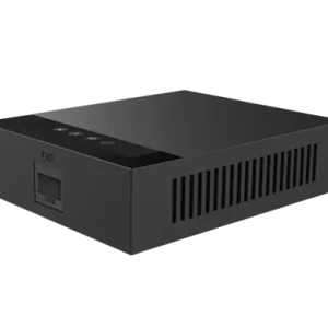 The Fanvil GA10 ATA adapter showing its single FXS port and Ethernet connection for seamless integration of analog devices into VoIP systems.