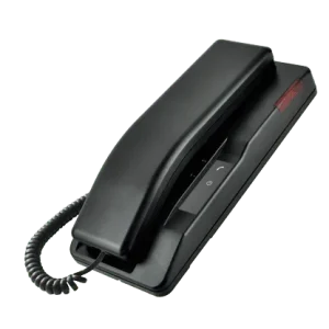 Fanvil H2 hotel IP phone in white, featuring a programmable DSS key for one-touch access to reception or room service