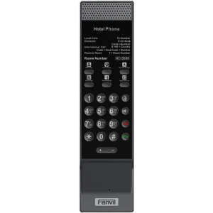 Front view of the Fanvil H603W showing the intuitive keypad and dedicated service buttons for one-touch reception and housekeeping calls