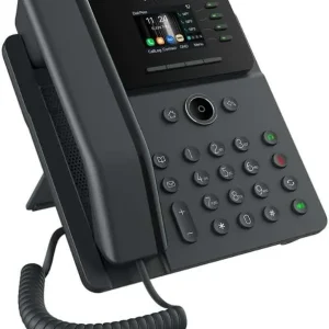 A professional Fanvil V61G IP phone featuring a 2.4-inch high-definition color screen and a user-friendly interface for office staff.