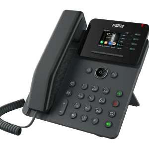 The Fanvil V61W SIP phone featuring integrated dual-band 2.4GHz and 5GHz WiFi and 4 SIP lines for seamless business communication