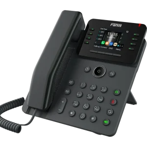 Fanvil V62G Prime business phone with dual Gigabit Ethernet ports and a 2.4-inch color screen for high-speed professional networking