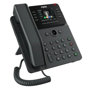 The Fanvil V62W wireless SIP phone with 6 SIP lines and 2.4GHz/5GHz WiFi connectivity for flexible business communication