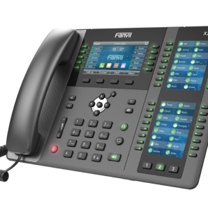 The Fanvil X210 flagship SIP phone with 20 SIP lines and a built-in console, designed for receptionists and dispatch centers