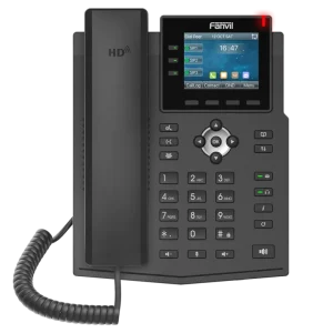 Fanvil X3U Pro VoIP phone with HD audio, Harman speaker, and 6-party audio conferencing support for crystal-clear communication
