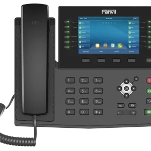 Professional Fanvil X7C VoIP phone with built-in Bluetooth, dual Gigabit Ethernet ports, and Harman speaker for crystal-clear HD audio