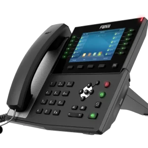 The Fanvil X7C high-end SIP phone featuring 60 programmable DSS keys on a single large screen for efficient call management