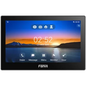 Fanvil i505W Android-based indoor station with built-in Bluetooth 5.0 and dual-band Wi-Fi for wireless security system integration