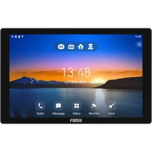 Fanvil i507W Android station with 8 alarm inputs, 2 relay outputs, and integrated Bluetooth 5.0 for professional security integration