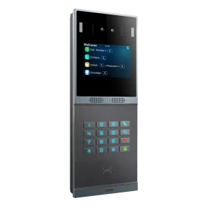 Fanvil i66 face recognition door phone featuring a 7-inch color touch screen and dual-camera system for secure biometric access control