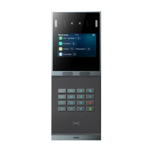 Fanvil i66 high-end outdoor door station with IP66 waterproof and IK07 vandal-resistant ratings for all-weather security performance