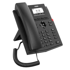 A professional Fanvil X301W wireless desk phone supporting 6-party local audio conferencing and EHS headset compatibility for multitasking