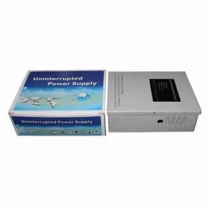 Housed in a durable metal cabinet, this 5A power supply features an integrated battery charging circuit to ensure uninterrupted security during power outages.