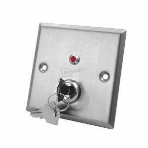 Designed for professional access control systems, this exit switch uses colored LED signals to guide users during entry and exit in dimly lit environments.