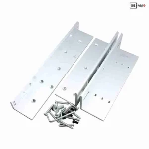 The SM-ZL-280 is a heavy-duty mounting bracket designed specifically to secure 280kg magnetic locks onto inward-opening doors.