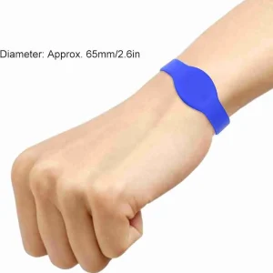 These reusable ID and IC wristbands provide a comfortable and convenient hands-free solution for secure access control in water parks, gyms, and corporate events.