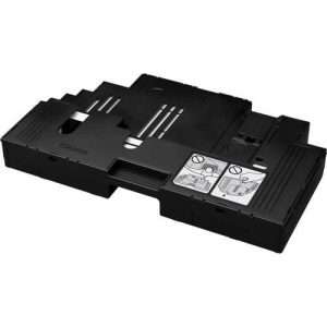 Ensure consistent print quality and prevent internal leaks with the user-replaceable Canon MC-G02 waste ink box.