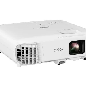 Experience large-scale, vivid presentations with the Epson EB-X49, featuring a 300-inch display capability and flexible keystone correction.