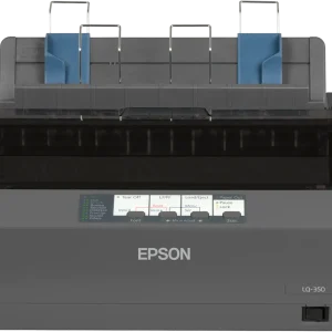 The Epson LQ-350 is a dependable 24-pin dot matrix printer designed for high-speed, continuous document printing in professional environments.
